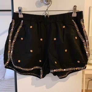 Madewell Embroidered Springtime Shorts